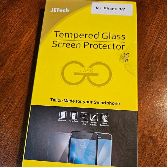Jetech Tempered Glass Screen Protector for iPhone 8/7 - Picture 1 of 5